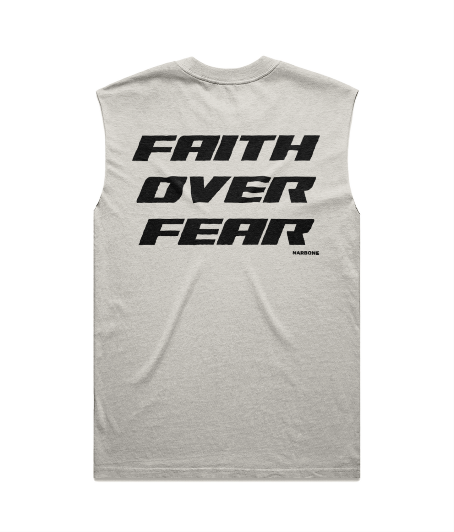 UNISEX BACKPRINT VEST - FAITH OVER FEAR (more colours)